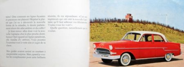 Opel Rekord Modelprogram 1957 Carbrochure (9022)
